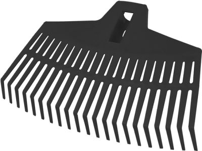 Flo 35798 Plastové vějířové hrábě 390 mm, 21 zubů, bez násady