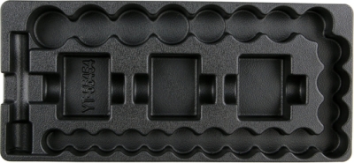 Yato YT-55479 Prázdná vložka do zásuvky na rázové hlavice 385 × 175 × 41 mm