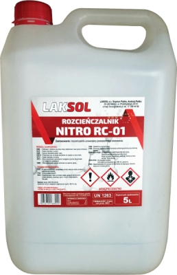 Laksol NITRO RC-01 Nitrocelulózové ředidlo 5L