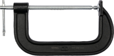 Vorel 38435 Šroubová svěrka typu C 200 mm, upínací síla 390 kg