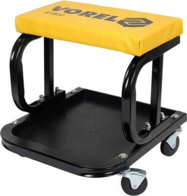 Vorel 81822 Dílenská pojízdná stolička pro mechanika, nosnost 115 kg