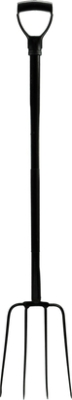 Flo 35813 Vidle na seno a zahradní práce 4 zuby, kovová násada 125 cm