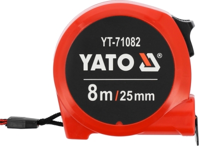 Yato YT-71082 Svinovací metr 8 m × 25 mm, přesnost třídy II