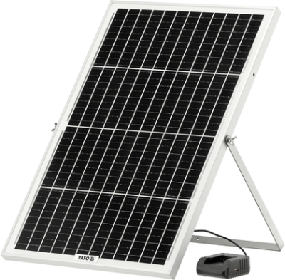 Yato YT-828504 Nabíječka baterií 18 V, 2 A, se solárním panelem 50 W