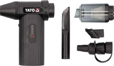 Yato YT-82936 Akumulátorové turbo dmychadlo a mini vysavač 7,4 V, 4000 mAh