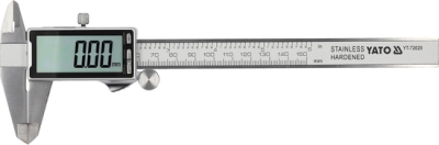 Yato YT-72020 Digitální posuvná měrka 150 mm, přesnost ±0,03 mm, LCD 2,4", DIN 862