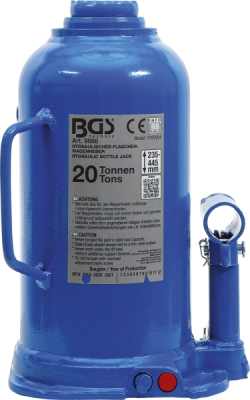 BGS BGS9888, Hydraulický zvedák panenka | nosnost 20 t, zdvih 150 mm, výška 235–445 mm