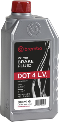 Brzdová kapalina BREMBO DOT 4 LV 500 ml
