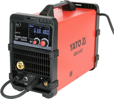 Yato YT-81401 Invertorová svářečka MAGMATE 205SP, MIG/MAG, FLUX, MMA, TIG Lift, 200 A