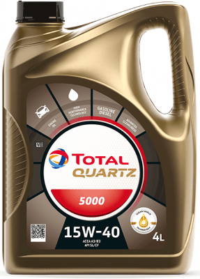Total Quartz 5000 15W-40 4L