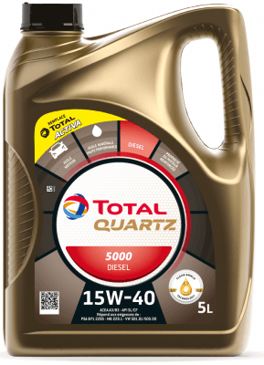 Total Quartz 5000 Diesel 15W-40 5L