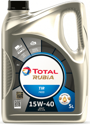 Total Rubia TIR 7400 15W-40 5L