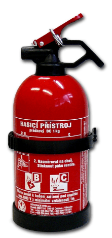 Hasící přístroj 1 Kg Práškový