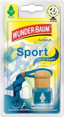 Wunder-Baum Tekutý osvěžovač vzduchu, sport 4,5ml