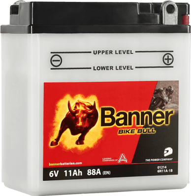 Banner Bike Bull 6V 11Ah 88A 012 14 / 6N11A-1B