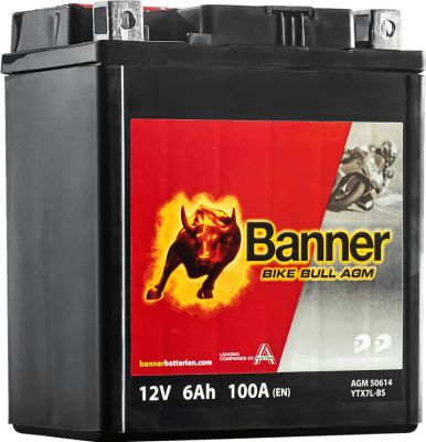 Banner Bike Bull AGM 12V 6Ah 100A 506 14 / YTX7L-BS