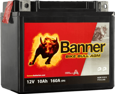 Banner Bike Bull AGM 12V 10Ah 160A 510 12 / YTX12-BS