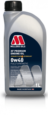 Millers Oils XF Premium 0W-40 1L