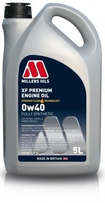 Millers Oils XF Premium 0W-40 5L