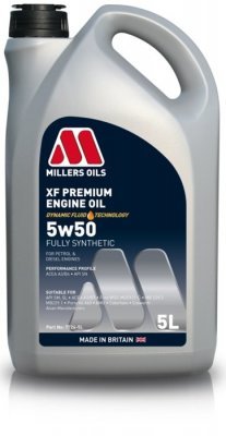 Millers Oils XF Premium 5W-50 5L