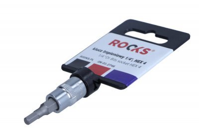 Rooks Nástrčná hlavice, šestihran HEX 4mm OK-01.2746
