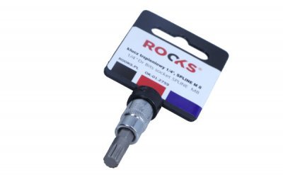 Rooks Nástrčná hlavice, tisícihran spline M8 OK-01.2759