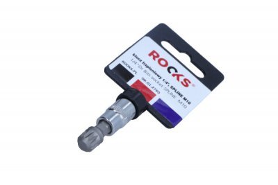 Rooks Nástrčná hlavice, tisícihran spline M10 OK-01.2760