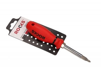 Rooks Šroubovák Magic Screw 8in1 s výměnnými Bity PZ1,2; PH1,2; T10 T15 5,5mm 7mm OK-07.2205