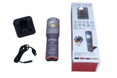 Rooks Lampa lakýrnická color match 3D, COB LED, 800lm, 2700/4500/6500K OK-03.3014