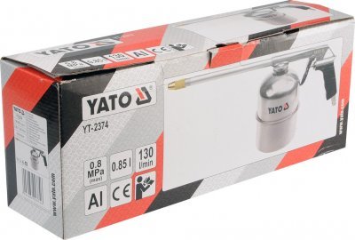 Yato Pistole na ropování + nádrž 0,8L 130l/min YT-2374