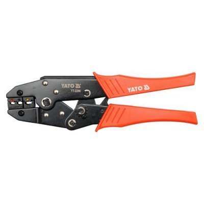 Yato Kleště konektorové 230mm, 22-10(AWG), 0,5-6,00mm2 YT2296