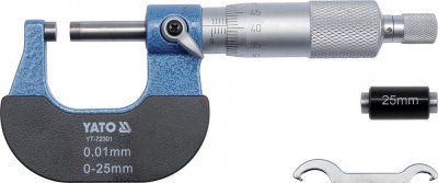 Yato Mikrometr mechanický 25-50mm+00,01mm YT-72301