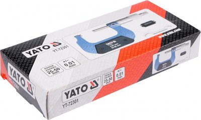 Yato Mikrometr mechanický 25-50mm+00,01mm YT-72301