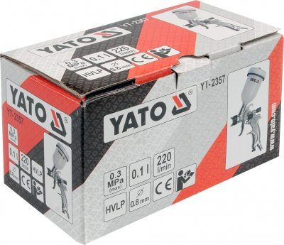 Yato Pistole na lakování s nádrží 0,1l 0.8mm YT-2357