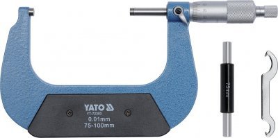 Yato Mikrometr mechanický 75-100mm+00,01mm YT72303
