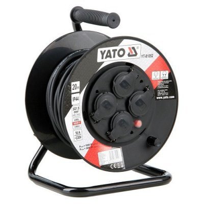 Yato Prodlužovák bubnový 4zásuvky IP44 16A 20 m YT-81052