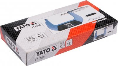 Yato Mikrometr mechanický 50-75mm+00,01mm YT-72302