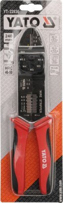 Yato Kleště odizolovací a konektorové univerzální 240 mm YT-22930