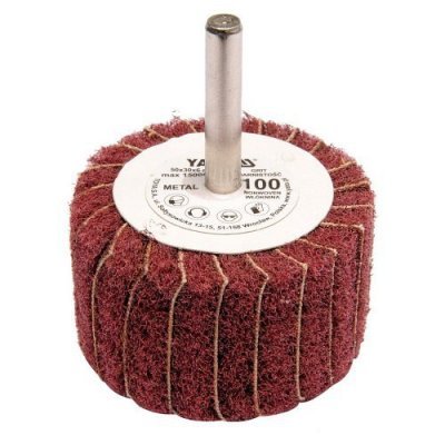 Yato Kotouč lamelový radiální 50x30 P-100 s hřídelí 6 mm YT-83391