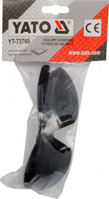 Yato Ochranné brýle tmavé typ B532 YT-73760