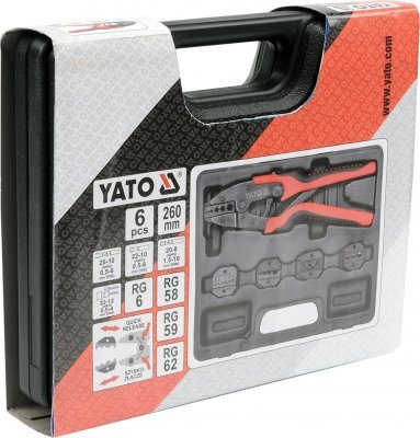 Yato Kleště konektorové 260 mm sada YT-2245