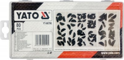 Yato Segmentové (Woodruffovo) pero, sada 80 ks YT-06790