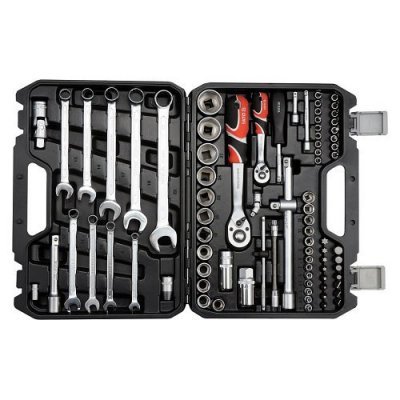 Yato Gola sada 1/2", 1/4" + příslušenství 82 ks YT-12691
