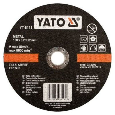 Yato Kotouč na kov 230 x 22 x 2,0 mm YT-5927