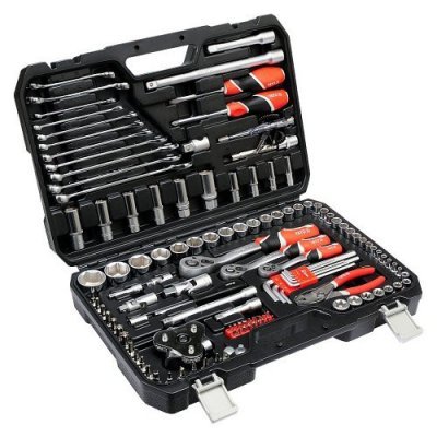 Yato Gola sada 1/2", 3/8", 1/4" + příslušenství 126 ks YT-38875
