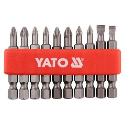 Yato Sada bitů 1/4" 50 mm NON-SLIP 10 ks YT-0483