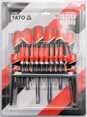 Yato Sada šroubováků 18 ks magnetické S2 YT-25982