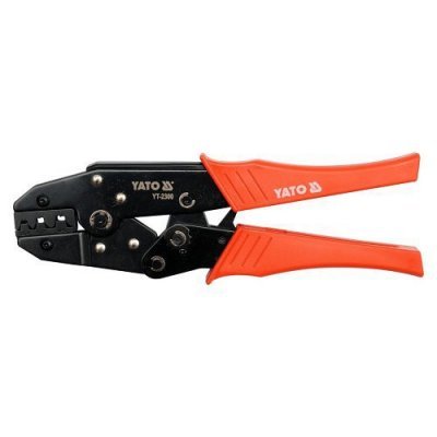 Yato Kleště konektorové 230mm, 20-18(AWG), 0,5-6,00mm2 YT-2300