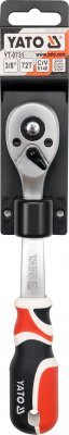 Yato Ráčna 3/8" 200 mm vyhnutá YT-0731