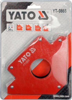 Yato Úhelník magnetický ke svařování 34 kg s otvorem YT-0865